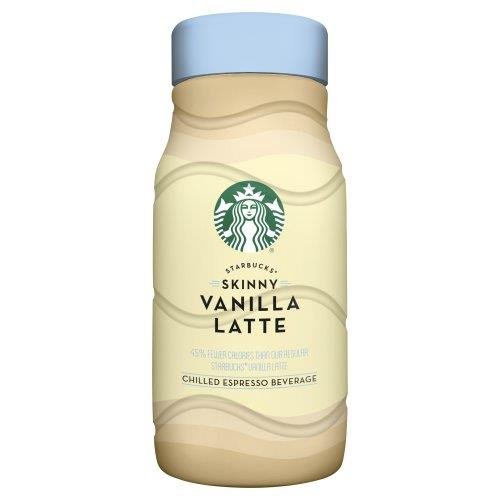 Starbucks Skinny Vanilla Latte Chilled Espresso Beverage Grocery Heart