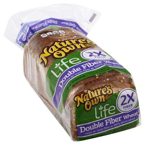 Natures Own Double Fiber Wheat Bread Grocery Heart