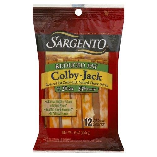 Sargento Reduced Fat ColbyJack Cheese Sticks Grocery Heart