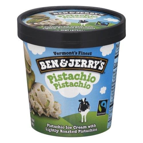 Ben & Jerrys Pistachio Pistachio Ice Cream Grocery Heart