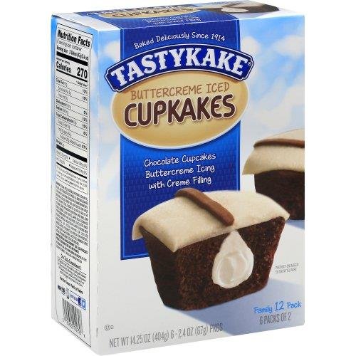 Tastykake Buttercreme Iced Cupkakes - Grocery Heart