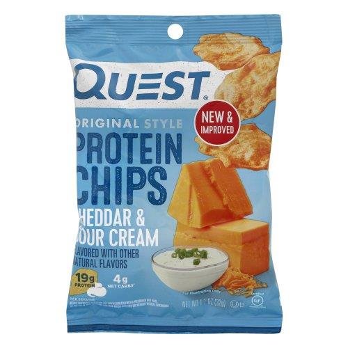 Quest Cheddar & Sour Cream Protein Chips - Grocery Heart