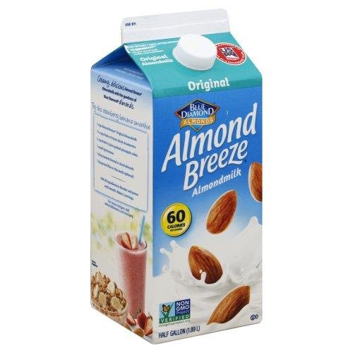 Blue Diamond Almond Breeze Original Almond Milk Grocery Heart 7563