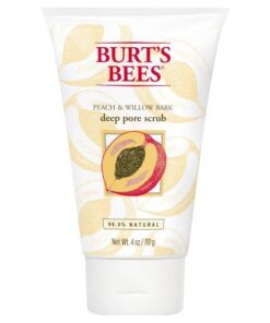 Burts Bees Peach & Willow Bark Deep Pore Scrub