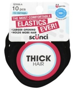 Scunci 4 Mm Nylon Hair Elastics