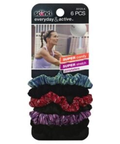 Scunci Everyday Active - Mixed Twister Ponytailers