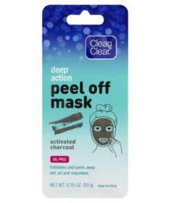 CLEAN & CLEAR Peel Off Mask, Deep Action, Activated Charcoal