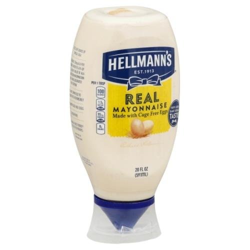 Hellmanns Real Mayonnaise Squeeze Grocery Heart 9327