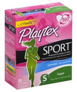 Playtex Sport Super Absorbency Unscented Tampons