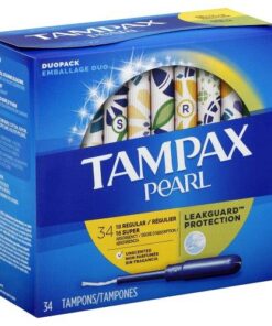 Tampax Pearl Unscented Plastic Tampons