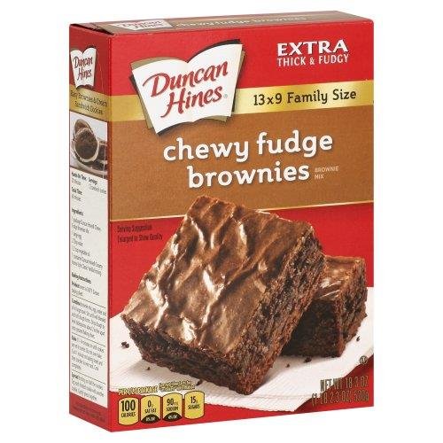 Duncan Hines Premium Chewy Fudge Brownie Mix Grocery Heart