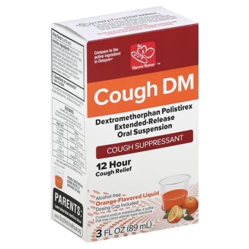 Store Brand Orange-Flavored Liquid 12 Hour Cough DM - Grocery Heart