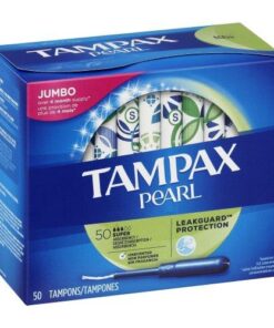 Tampax Pearl Unscented Super Plastic Tampons