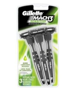 Gillette Mach3 Sensitive Men's Disposable Razors