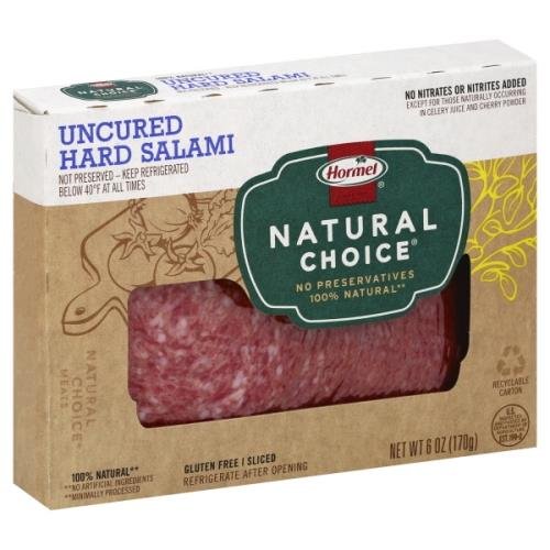 Hormel Natural Choice Natural Choice Uncured Hard Salami Grocery Heart