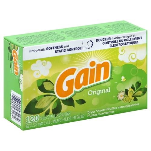 Gain Original Dryer Sheets Grocery Heart