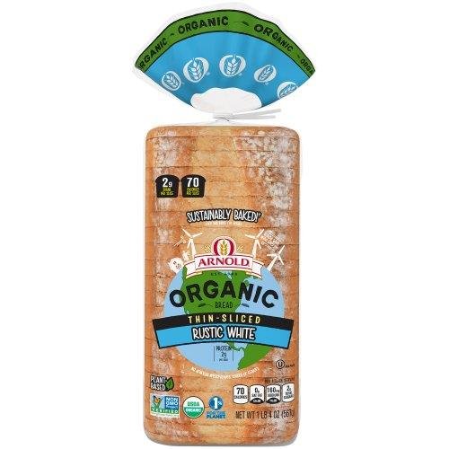 Arnold Organic Thin Sliced Rustic White Bread Grocery Heart   Jpg 15495 