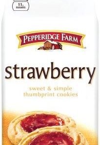Pepperidge Farm Strawberry Sweet & Simple Thumbprint Cookies