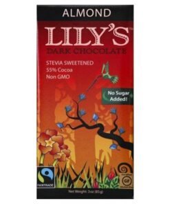Lillys No Sugar Added Almond Dark Chocolate Bar