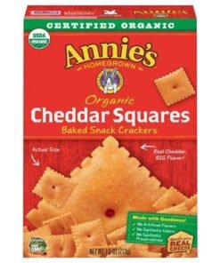 Annies Cheddar Squares Crackers