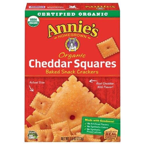 Annies Cheddar Squares Crackers - Grocery Heart