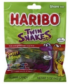 Haribo Twin Snakes - Gummy Candy - Sweet and Sour