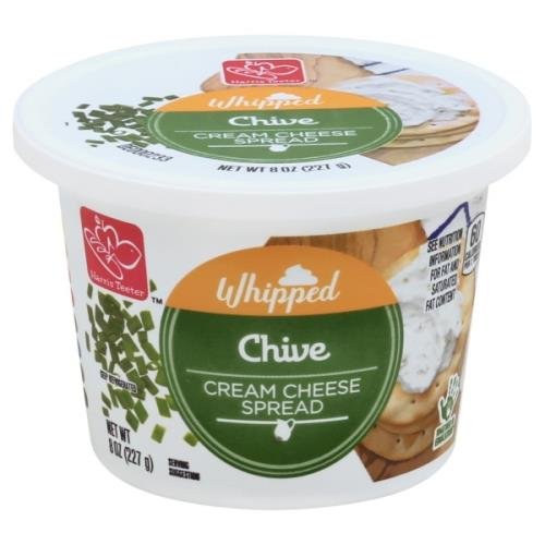 Store Brand Whipped Chive Cream Cheese Spread Grocery Heart