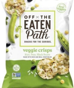 Off the Eaten Path Veggie Crisps, Rice, Peas, Black Beans