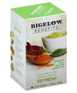 Bigelow Benefits Benefits Turmeric Chili Matcha Green Tea Bags