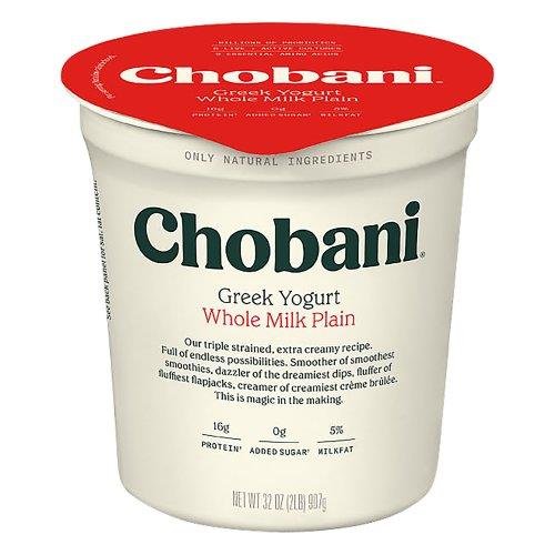 Chobani 4% Plain Yogurt - Grocery Heart