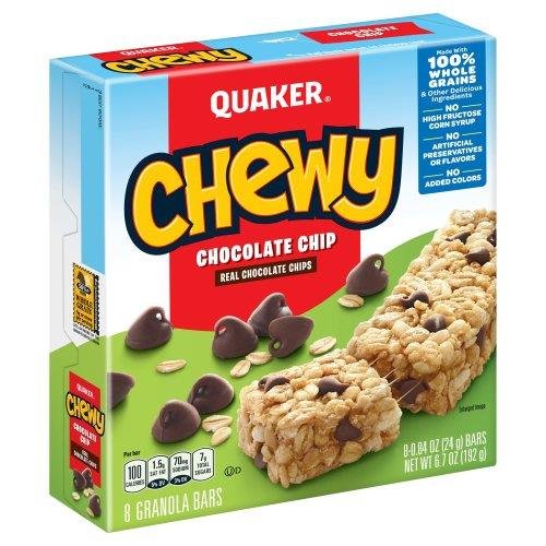 Quaker Granola Bars - Chocolate Chip - Grocery Heart