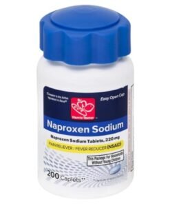 Store Brand Naproxen Sodium Capsule-Shaped Tablets