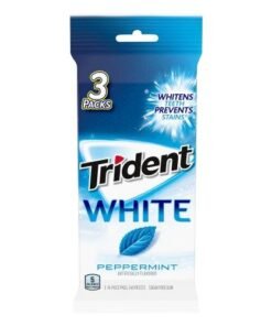 Trident White Sugar Free Peppermint Gum - 3 Pack