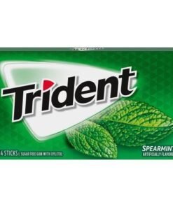 Trident Spearmint Sugar Free Gum With Xylitol