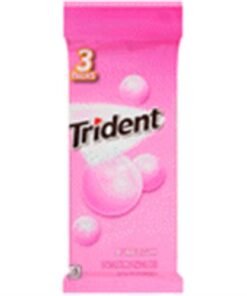 Trident Bubblegum Sugar Free Gum With Xylitol - 3 Pack