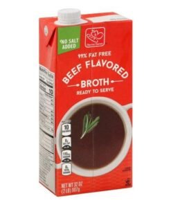 Store Brand No Salt Added Beef Flavored Broth
