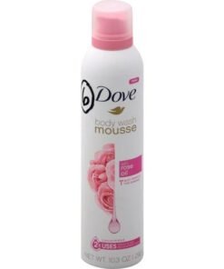 Dove Body Wash, Mousse, with Rose Oil