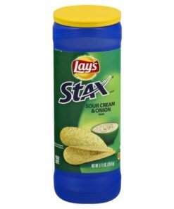Lay's Potato Crisps - Stax Sour Cream & Onion