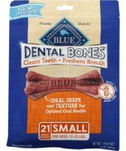 Blue Dental Bones, Daily, Small