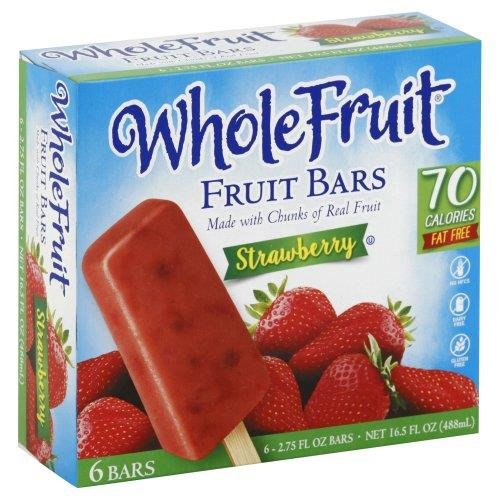 Whole Fruit Frozen Fruit Bars Strawberry Grocery Heart